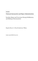 Interface Shape and Convection During Solidification and Melting of Succinonitrile