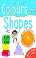 Learn to Write - Colours and Shapes: Wipe-Clean & Every Page Space to Trace: Wipe-Clean & Every Page Space to Trace