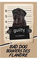 Bad Dog Bouviers Des Flandre: Weekly Action Planner Featuring 120 Pages 6x9