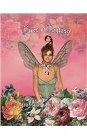 Faces of Fantasy Grayscale Coloring Book