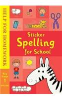 Sticker Spelling for School