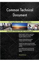 Common Technical Document A Complete Guide - 2020 Edition