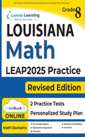 LEAP Test Prep: 8th Grade Math Practice Workbook and Full-length Online Assessments: LEAP Study Guide(10 Leap by Lumos Learning)