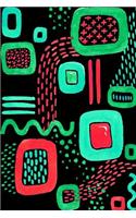 Bullet Journal Notebook Colorful Abstract Pattern 4