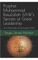 Prophet Muhammad Rasulullah SAW's Secrets of Great Leadership
