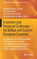 Economic and Financial Challenges for Balkan and Eastern European Countries