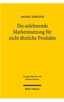 Die anlehnende Markennutzung fur nicht ahnliche Produkte