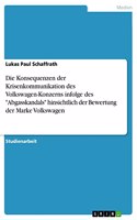 Die Konsequenzen der Krisenkommunikation des Volkswagen-Konzerns infolge des 
