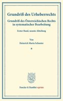 Grundriss Des Urheberrechts