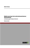 Mobile Learning in der unternehmensinternen Weiterbildung
