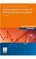 Mathematische Formeln Fur Wirtschaftswissenschaftler