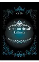 Note on ritual killings