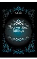 Note on Ritual Killings