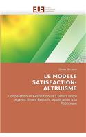 Le Modele Satisfaction-Altruisme