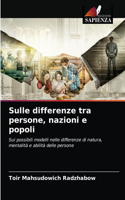Sulle differenze tra persone, nazioni e popoli