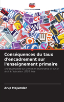 Conséquences du taux d'encadrement sur l'enseignement primaire