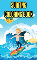 Surfing Coloring Book