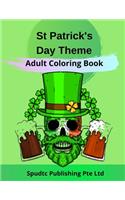 St Patrick's Day Theme Adult Coloring Book