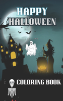 happy Halloween coloring book