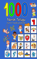 1000 Norsk Telugu Illustrert Tospråklig Ordforråd (Fargerik Utgave): Norwegian-Telugu Language Learning