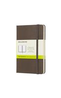 Moleskine Earth Brown Notebook Pocket Plain Hard