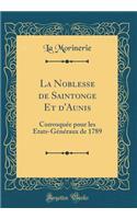 La Noblesse de Saintonge Et d'Aunis