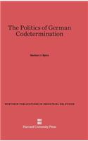 The Politics of German Codetermination: (139 Wertheim Publications in Industrial Relations)