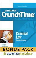 Emanuel Crunchtime: Criminal Law (Print + eBook Bonus Pack)