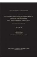 Catalogus Translationum Et Commentariorum, Volume 9