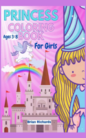 Princess Coloring Book For Girls