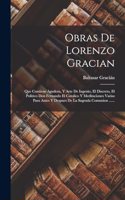 Obras De Lorenzo Gracian