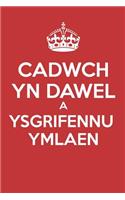 Cadwch Yn Dawel A Ysgrifennu Ymlaen