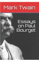 Essays on Paul Bourget
