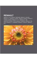 Renault: Renault Clio, Renault Megane, Renault Laguna, Renault F1, Renault Scenic, Renault Espace, Renault Twingo, Matra, Renau