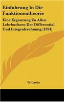 Einfuhrung in Die Funktionentheorie