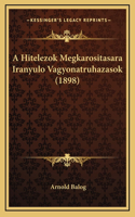 A Hitelezok Megkarositasara Iranyulo Vagyonatruhazasok (1898)