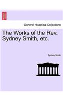 Works of the REV. Sydney Smith, Etc.