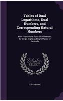 Tables of Dual Logarithms, Dual Numbers, and Corresponding Natural Numbers: With Proportional Parts of Differences for Single Digits and Eight Places of Decimals