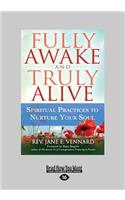 Fully Awake and Truly Alive: Spiritual Practices to Nurture Your Soul (Large Print 16pt)