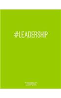 Notebook for Cornell Notes, 120 Numbered Pages, #LEADERSHIP, Lime Cover: For Taking Cornell Notes, Personal Index, 8.5"x11", Hashtag Series, Genius Edition