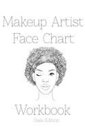 Makeup Artist Face Chart Workbook: Gaia Edition