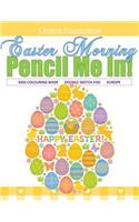Easter Morning Kids Colouring Book Doodle Sketch Pad Europe