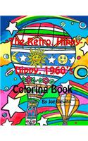 Retro, Hippy-Dippy, 1960's Coloring Book