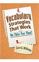 Vocabulary Strategies That Work