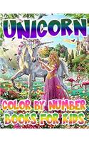 Unicorn Color By Number Books For Kids