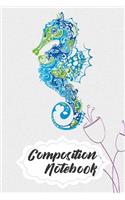 Composition Notebook: 110 Blank Lined Papers - 6x9 Personalized Customized Sea horse Composition Notebook Journal Gift For Sea horse Lovers