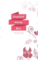 Grandchild Activity Book For Grandma And Grandpa