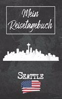 Mein Reisetagebuch Seattle: 6x9 Reise Journal I Notizbuch mit Checklisten zum Ausfüllen I Perfektes Geschenk für den Trip nach Seattle (Vereinigte Staaten) für jeden Reisenden