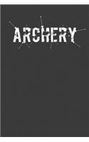 Bogenschießen Notizbuch