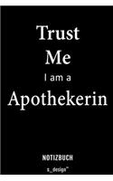 Notizbuch für Apotheker / Apothekerin: Originelle Geschenk-Idee [120 Seiten liniertes blanko Papier]